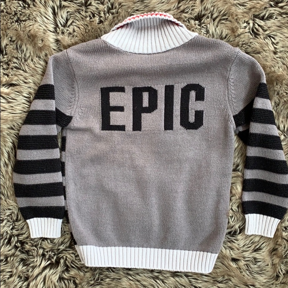 Boys “epic” pullover sweater
